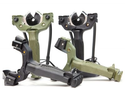 Hammer Slingshots with XT handle and XT combo heads - green and black